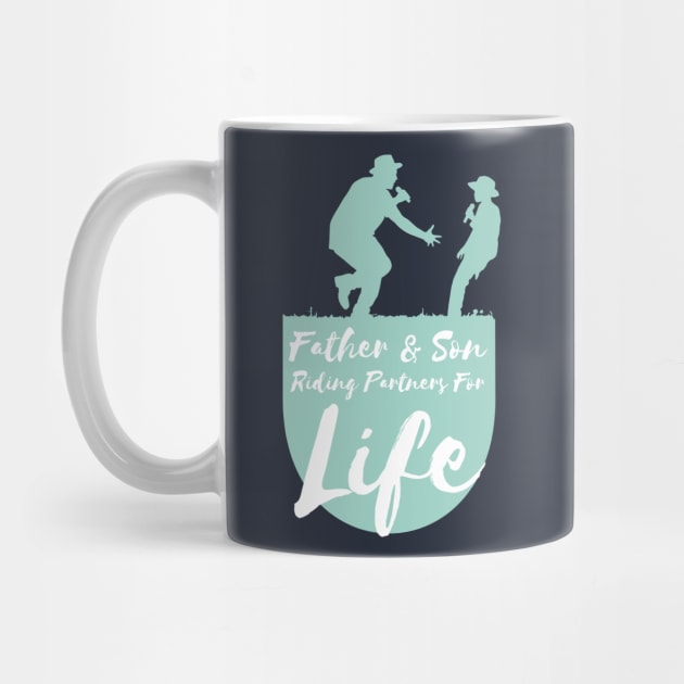 Father And Son Riding Partners For Life by Goldewin